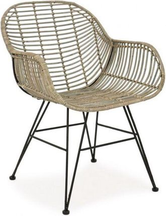 Hellin Silla Raquel Con Reposabrazos En Fibras Naturales