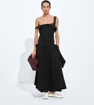Bottega Veneta Cotton Organdie Dress - Black - Women - 0