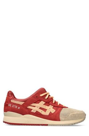 Asics Gender Inclusive GEL-Lyte III OG Sneaker in Wood Crepe/Burnt Red at Nordstrom, Size 11