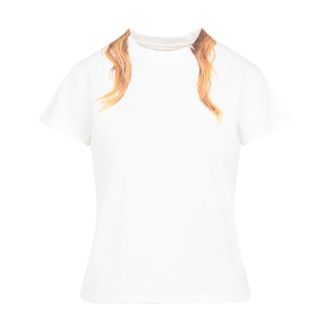 Maison Margiela Dames, Tops, Wit, Maat: XS Katoen