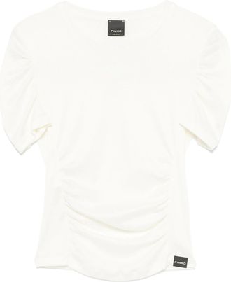 Pinko Pinko Martello Ruched Detailing T Shirt