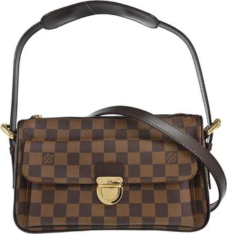 Louis Vuitton Ravello Damier Brown Canvas Handbag (Pre-Owned)