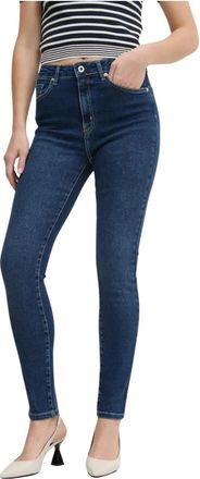 Karl Lagerfeld High-rise Skinny Jeans - Dames - Skinny Jeans - Blauw - W25 L30 - Denim - Jeans