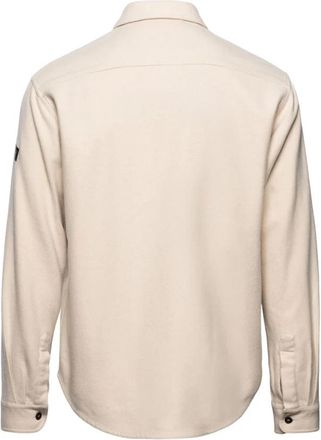 Paul & Shark Custom Fit Donkerblauw Overhemd - Heren - Zomerjassen - Beige - 2XL - Wol - Jassen