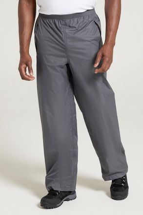 Mountain Warehouse Heren Pakka waterdichte overbroek (Grijs)