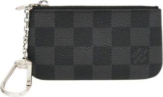 Louis Vuitton Pre-owned Accessories, male, Black, Size: ONE SIZE Pre-owned Key Pouch N60155