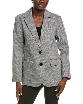 endless rose Oversized Plaid Bazer