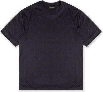 Emporio Armani ALL OVER EAGLE LOGO T SHIRT Size: XXL, colour: NAVY