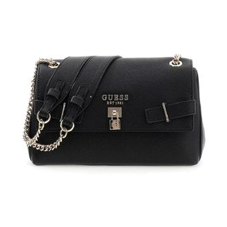 Guess Shoulder Bags, female, Black, Size: ONE SIZE Yesba Convertible Crossbody Flap