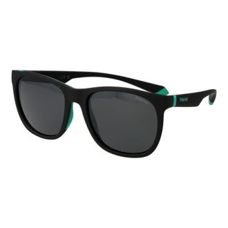 Polaroid Unisex Black Plastic Sunglasses - One Size