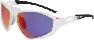 Nike ZEUS RISE E IF1113X 900 Mens Sunglasses White Size 63