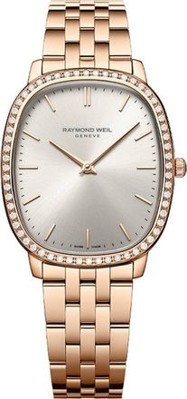Raymond Weil Toccata Womens Rose Gold Watch 5280-P5S-64001 Stainless Steel - One Size