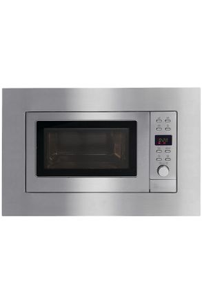 Amica Einbaumikrowelle, Edelstahlfarben, Metall, 59.5x39x32 cm, Auftaufunktion nach Gewicht oder Zeit, LED-Display, Auftaufunktion, digitaler Timer, Automat