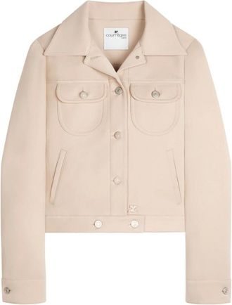 Courrèges Mujer, Chaquetas, Beige, Talla: M