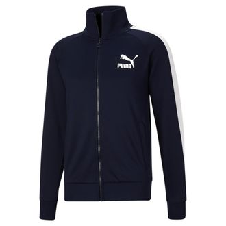 Puma Mens Iconic T7 Track Jacket (Available in Big and Tall Sizes) Shirt, Peacoat, XXL
