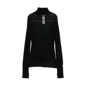 Elisabetta Franchi Jumpers - female - Elisabetta Franchi - Turtlenecks - Black - M - Knitwear