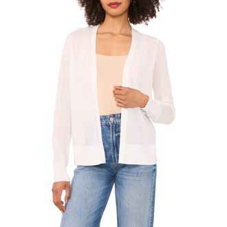 Vince Camuto Tissue Knit Cardigan in Bright White at Nordstrom Rack, Size X-Small