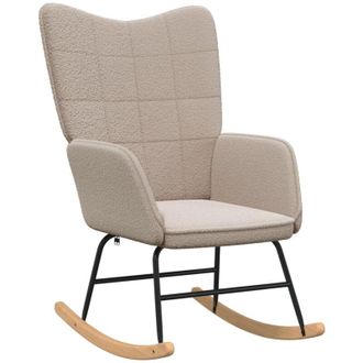 vidaXL Silla Relax Gris Claro 61 X 78 X 98 Cm Tela Vidaxl