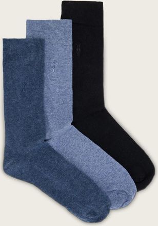 AllSaints Adan Ramskull Embroidered Socks 3 Pack
