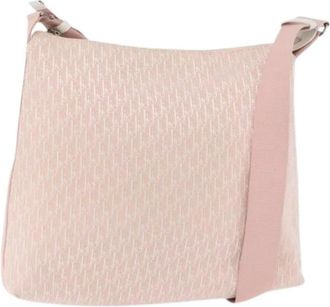 Dior Pre-owned Trotter Canvas Shoulder Bag - Dames - Vintage Schoudertas - Roze - ONE Size - Leer - Vintage
