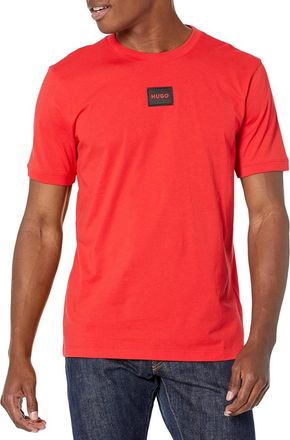 HUGO BOSS Hugo Mens Diragolino212 Short Sleeve Crew Neck T-Shirt, Jazzy Red