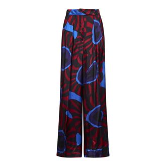 Dries Van Noten Wijde broek - Dames - Wijde Broeken - Veelkleurig - M - Broeken