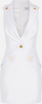 Elisabetta Franchi Minikleid aus doppellagigem Stretch-Krepp