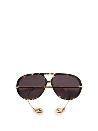 Bottega Veneta Drop Aviator Sunglasses