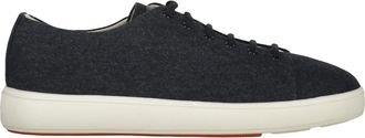 Santoni Sneakers, male, Blue, Size: 10 US Low Fabric Sneakers