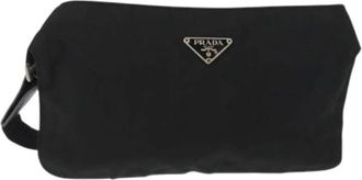 Prada Pre-owned Cross Body Bags, female, Black, Size: ONE SIZE Pre-owned Vintage Waist Bag