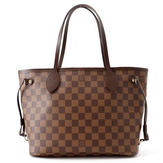 Louis Vuitton Damier Damier Canvas Ebene Red Color Damier Canvas Handbag Pouch Tote Bag (Pre-Owned)
