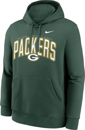 Nike Green Bay Packers Club Nike Mens NFL Pullover Hoodie in Green | NKDK3EE7T-L3P