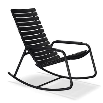 Houe ReCLIPS Outdoor Schaukelstuhl, schwarz