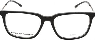 Under Armour UA5032G Rectangular Plastic Eyeglasses - Black