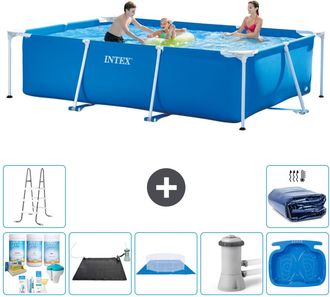 Intex Piscina Con Estructura Rectangular - 300x200x75 Cm - 7-piezas S20058