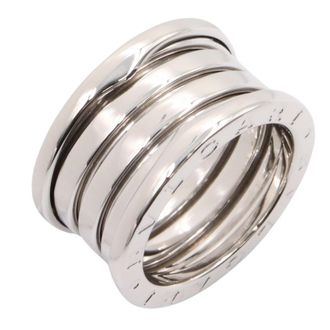 Bulgari Silver White Gold (18K) Band Ring (Pre-Owned)