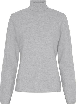 BTF-CPH Maglione Girocollo a Maglia Fine - - Knitwear - Donna - Grigio - L