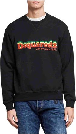 Dsquared2 Casual Sweatshirt met Stijl - Heren - Sweatshirts - Zwart - M - Hoodies & sweatvesten