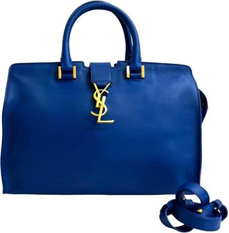 Saint Laurent Pre-owned Saint Laurent Small Leather Monogram Downtown Cabas Satchel Ladies HIMMHDIWT7EIAZGB