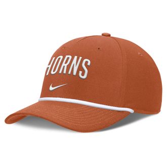 Nike Texas Primetime Rise Campus Nike Mens College Adjustable Hat in Orange | NC9681FTXE-SJM