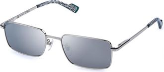 Sting SST580 K07X Mens Sunglasses Silver Size 57