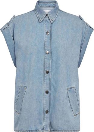 Co'Couture Denim Shirt - Dames - Spijkeroverhemden - Blauw - M - Denim - Overhemden