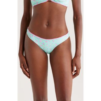Kulani Kinis Decorative Minimalist Bikini Bottoms in Mint Macaron at Nordstrom, Size Large