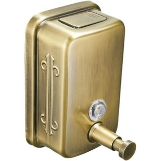 Elle Dispensador De Jab&oacute;n Comercial De Acero Inoxidable Para Montaje En Pared Con Bomba Manual, Resistente A La Corrosi&oacute;n Y A Las Fugas, Para Uso En Ba&ntilde;os 