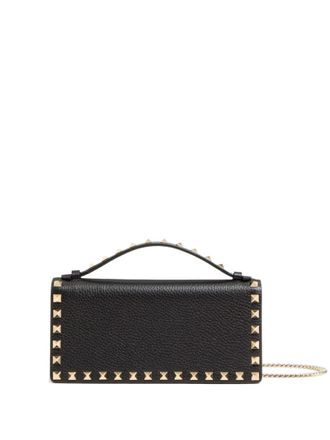 Valentino Garavani Black Rockstud Crossbody Bag