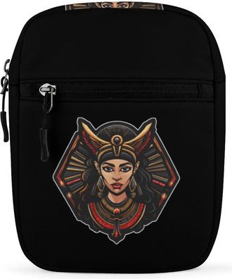 Generic Goddess Egyptian Pharaoh Pyramid Ancient Egypt (1) Crossbody Bag Adjustable Satchel Cute Shoulder Bag Lightweight Sling Bags