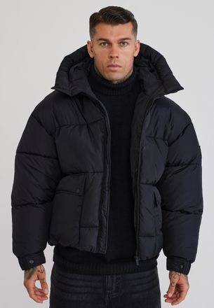 Siksilk Chaqueta Acolchada Negra para Hombre XXL
