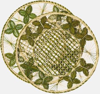 Cabana Louloudi set of 2 wicker placemats