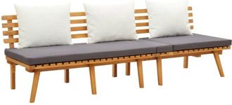 vidaXL Sof&aacute; De Jard&iacute;n Madera De Acacia Maciza 200x65 Cm Vidaxl