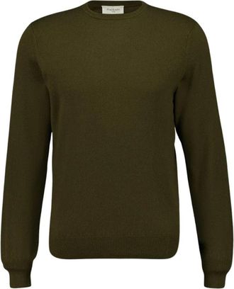PIACENZA 1733 Piacenza 1733, Truien & Vesten, Heren, Bruin, 2Xl, Kasjmier, Cashmere Crewneck Sweater